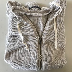 Brandy Melville zip up sweater